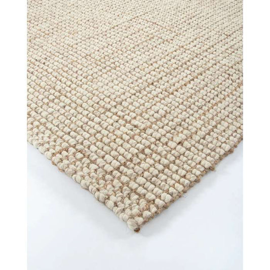 Julia Floor Rug - Ivory (Jute/Wool Blend) - Paulas Home & Living
