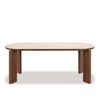 Juno Dining Table 1950w - Walnut Veneer Ceramic Top - Paulas Home & Living