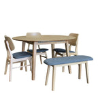 Kapiti Dining Table extension Round 1040dia to 1440w - Paulas Home & Living