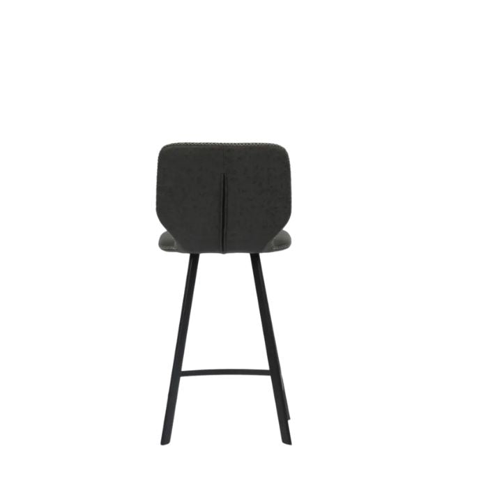 Keaton Barstool Grey PU - 650SH - Paulas Home & Living