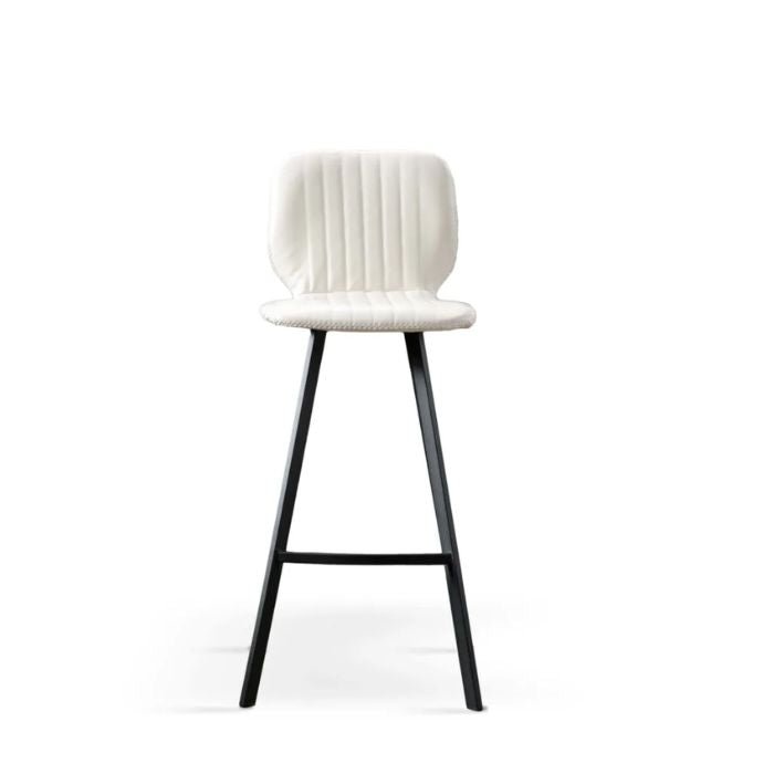Keaton Barstool White PU - 760SH - Paulas Home & Living