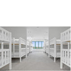 Kelli Bunk - Single - White (Suitable for Commercial) - Paulas Home & Living