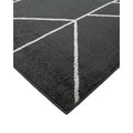 Kingston Floor Rug - Black (Polypropylene) - Paulas Home & Living