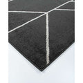 Kingston Floor Rug - Black (Polypropylene) - Paulas Home & Living