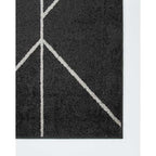 Kingston Floor Rug - Black (Polypropylene) - Paulas Home & Living