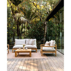 Kinley Almond Outdoor Cushion (Recycled PET) - Paulas Home & Living