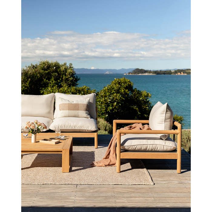 Kinley Almond Outdoor Cushion (Recycled PET) - Paulas Home & Living