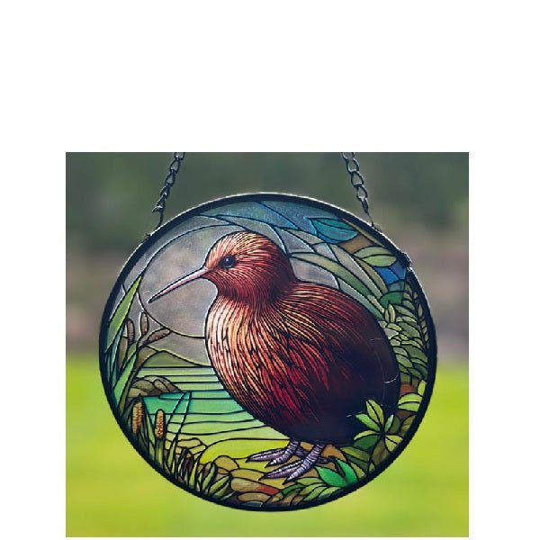Kiwi Stained - Glass Hanger 115dia
