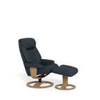 La - Z - Boy Atlanta Large Recliner + Footstool - Paulas Home & Living