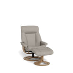 La - Z - Boy Atlanta Recliner + Footstool in Classic Essenza Leather - Paulas Home & Living