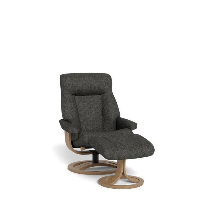 La - Z - Boy Atlanta Recliner + Footstool in Fabric - Paulas Home & Living