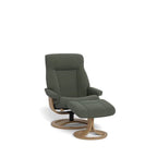 La - Z - Boy Atlanta Recliner + Footstool in Fabric - Paulas Home & Living