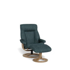 La - Z - Boy Atlanta Recliner + Footstool in Fabric - Paulas Home & Living