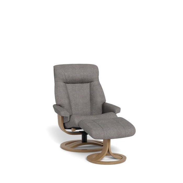La - Z - Boy Atlanta Recliner + Footstool in Fabric - Paulas Home & Living