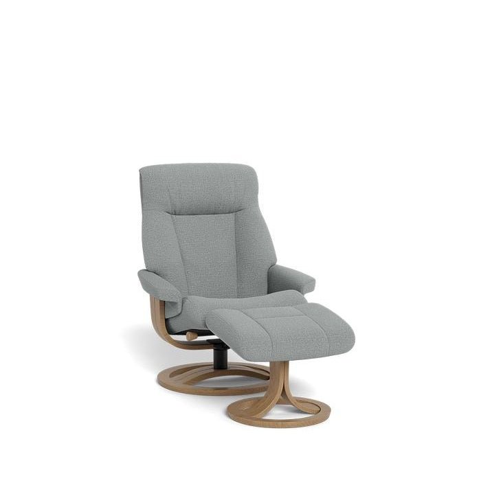 La - Z - Boy Atlanta Recliner + Footstool in Fabric - Paulas Home & Living