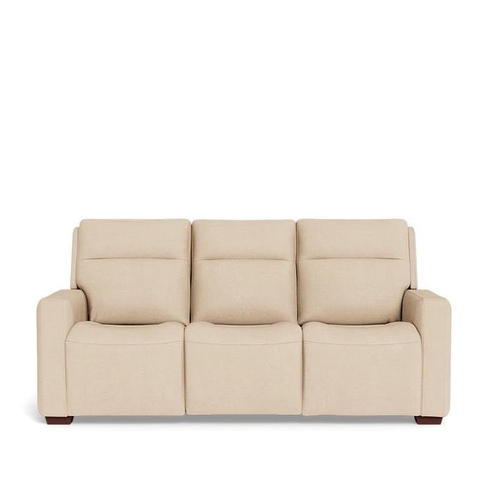 La - Z - Boy Cary Power Reclining 3 Seater Sofa - Premium Jersey Leather - Paulas Home & Living
