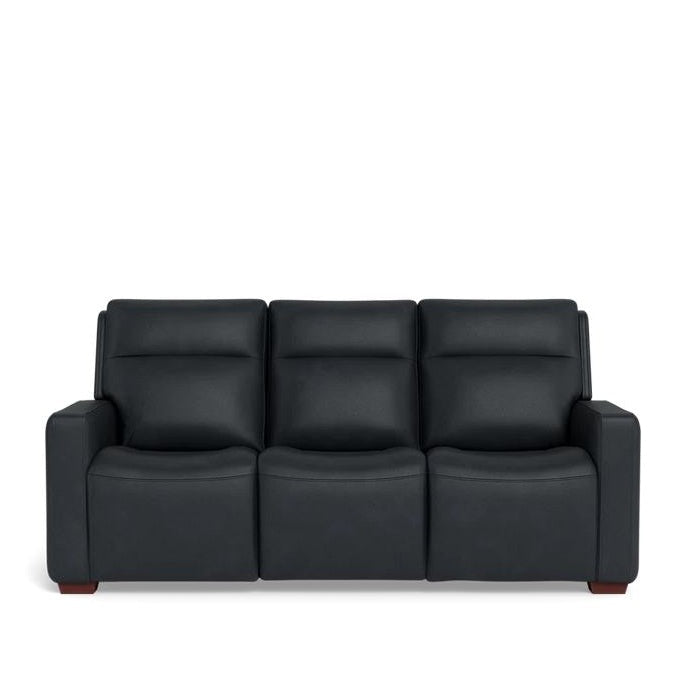 La - Z - Boy Cary Power Reclining 3 Seater Sofa - Premium Jersey Leather - Paulas Home & Living
