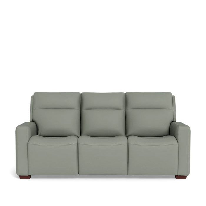 La - Z - Boy Cary Power Reclining 3 Seater Sofa - Premium Jersey Leather - Paulas Home & Living