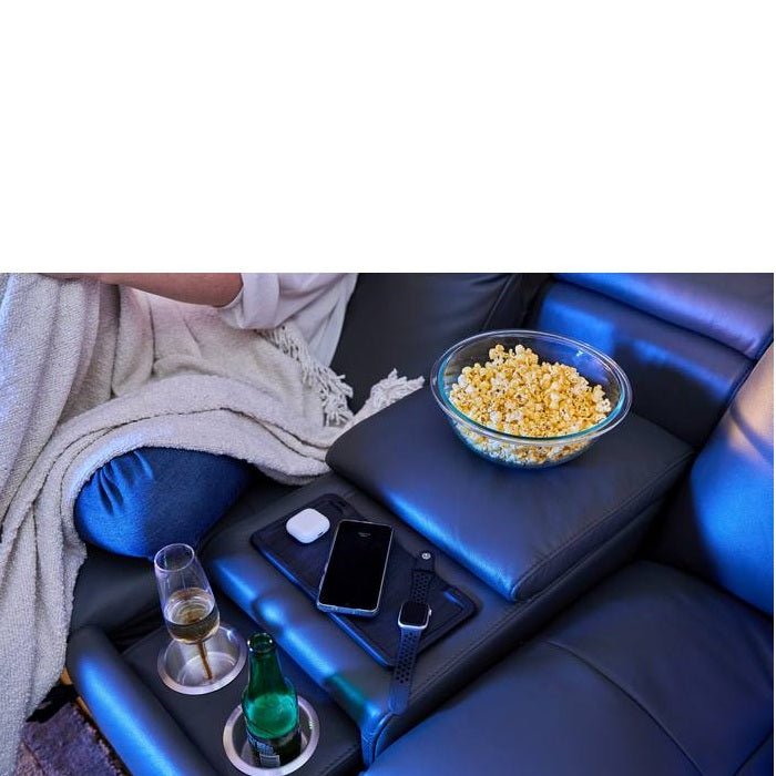 La - Z - Boy Durham 2 Seater Power Reclining Sofa with Console - Paulas Home & Living