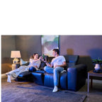 La - Z - Boy Durham 2 Seater Power Reclining Sofa with Console - Paulas Home & Living