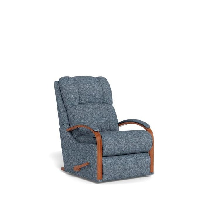 La - Z - Boy Harbor Town Mahogony Rocker Recliner - Fabric - Paulas Home & Living