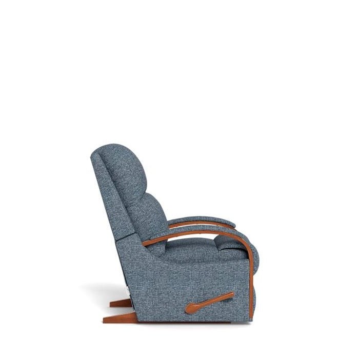 La - Z - Boy Harbor Town Mahogony Rocker Recliner - Fabric - Paulas Home & Living