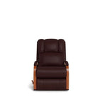 La - Z - Boy Harbor Town Mahogony Rocker Recliner - Leather - Paulas Home & Living