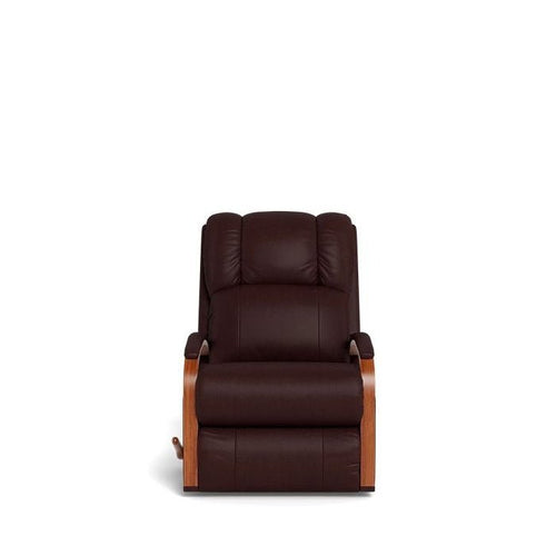 La - Z - Boy Harbor Town Mahogony Rocker Recliner - Leather - Paulas Home & Living