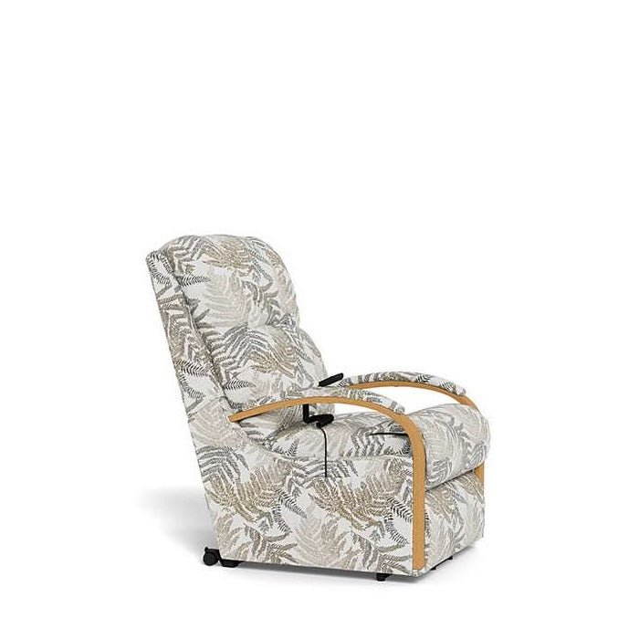 La - Z - Boy Harbor Town Oak Power Lift Chair - Paulas Home & Living