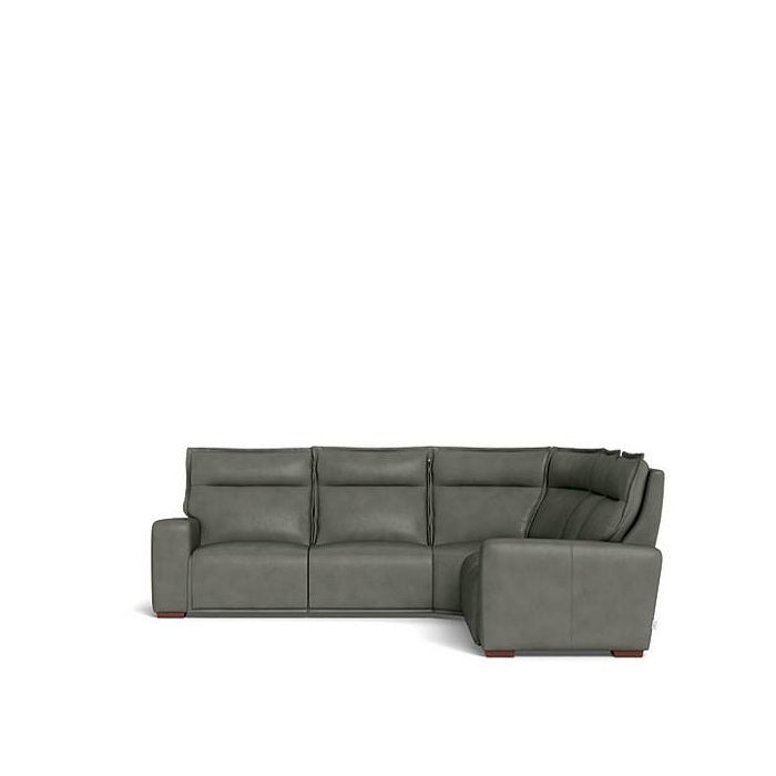 La - Z - Boy Hartford 5pce Motion Modular - Leather - Paulas Home & Living