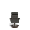 La - Z - Boy Royal Large Wenge Recliner + Footstool - Paulas Home & Living