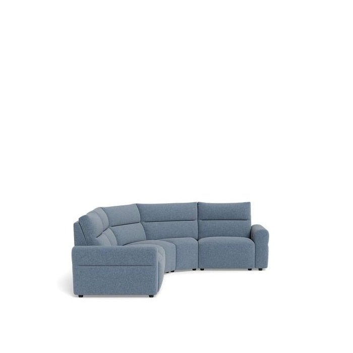 La - Z - Boy Sedona 5 Piece Corner Power Reclining Modular - Paulas Home & Living