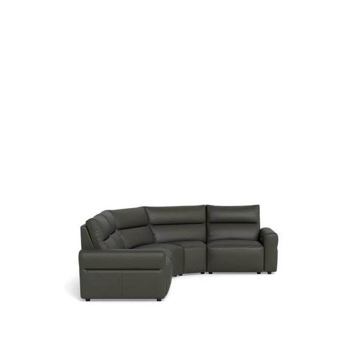 La - Z - Boy Sedona 5 Piece Corner Power Reclining Modular - Paulas Home & Living