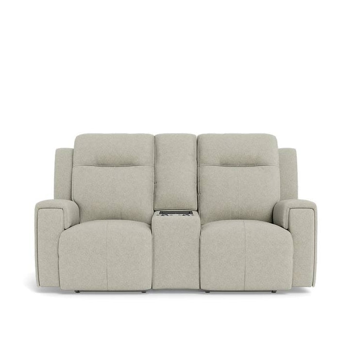 La - Z - Boy United 2.5 Seater Power Reclining Sofa with Media Console - Paulas Home & Living