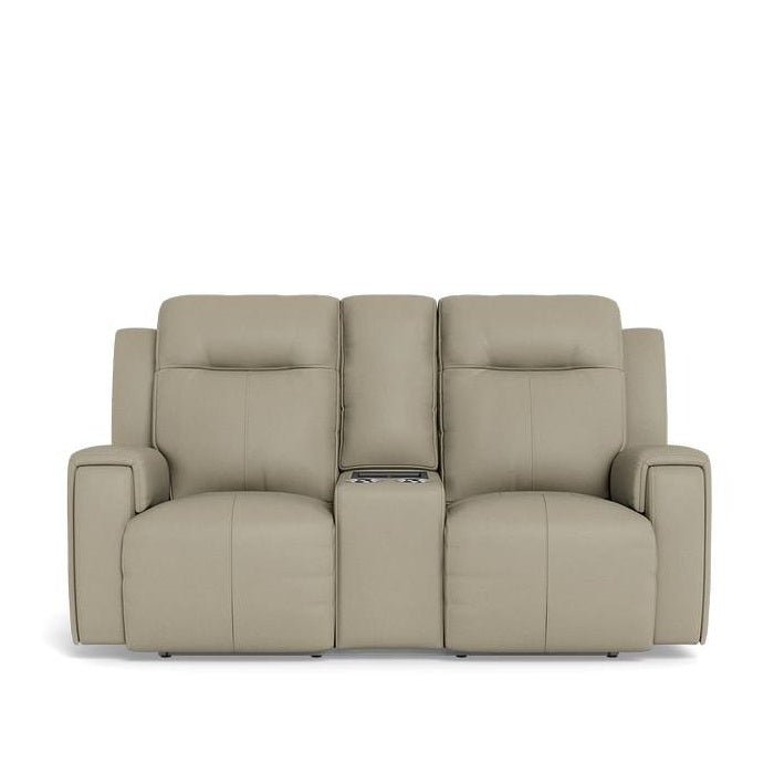 La - Z - Boy United 2.5 Seater Power Reclining Sofa with Media Console - Paulas Home & Living