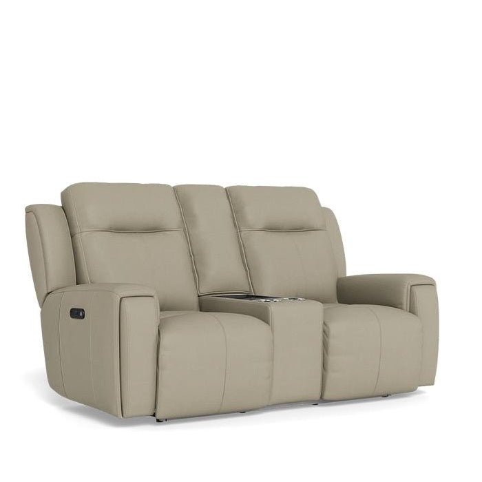 La - Z - Boy United 2.5 Seater Power Reclining Sofa with Media Console - Paulas Home & Living