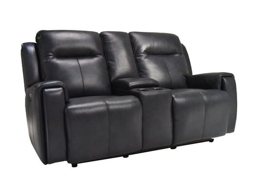 La-Z-Boy United Twin Power Reclining 2.5 Seater with console - Paulas Home & Living