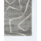 Labyrinth Floor Rug - Silver (Polypropylene) - Paulas Home & Living