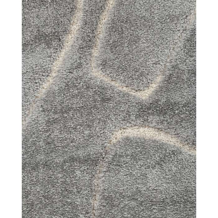 Labyrinth Floor Rug - Silver (Polypropylene) - Paulas Home & Living