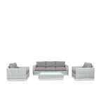 Lakeside Outdoor Lounge Suite (4 Pce) - Paulas Home & Living