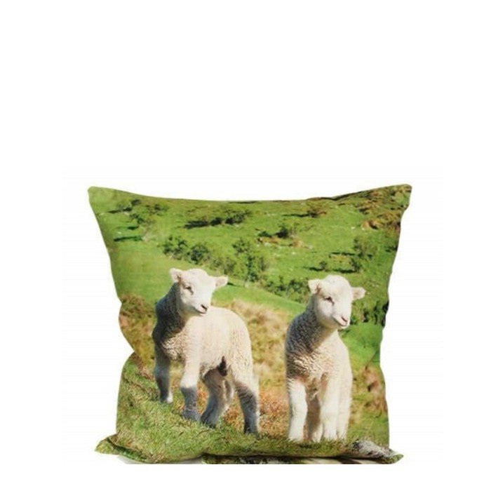 Lambs in Field Cushion - Paulas Home & Living