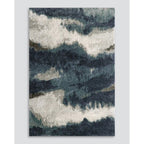 Landon Floor Rug - Blue/Cream (100% Polypropylene) - Paulas Home & Living
