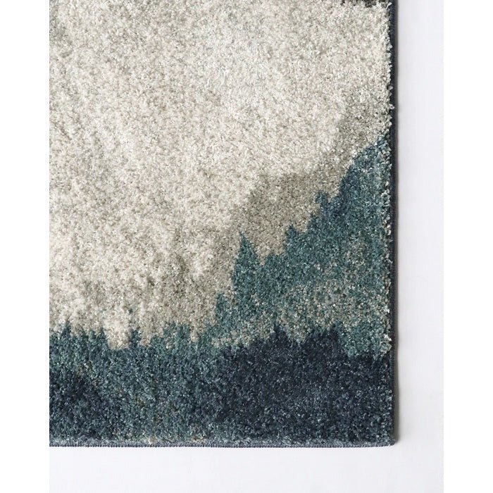 Landon Floor Rug - Blue/Cream (100% Polypropylene) - Paulas Home & Living