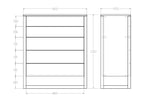 Larry 5 Drawer Tallboy - Paulas Home & Living