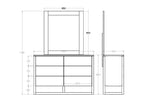Larry 6 Drawer Dresser & Mirror - Paulas Home & Living