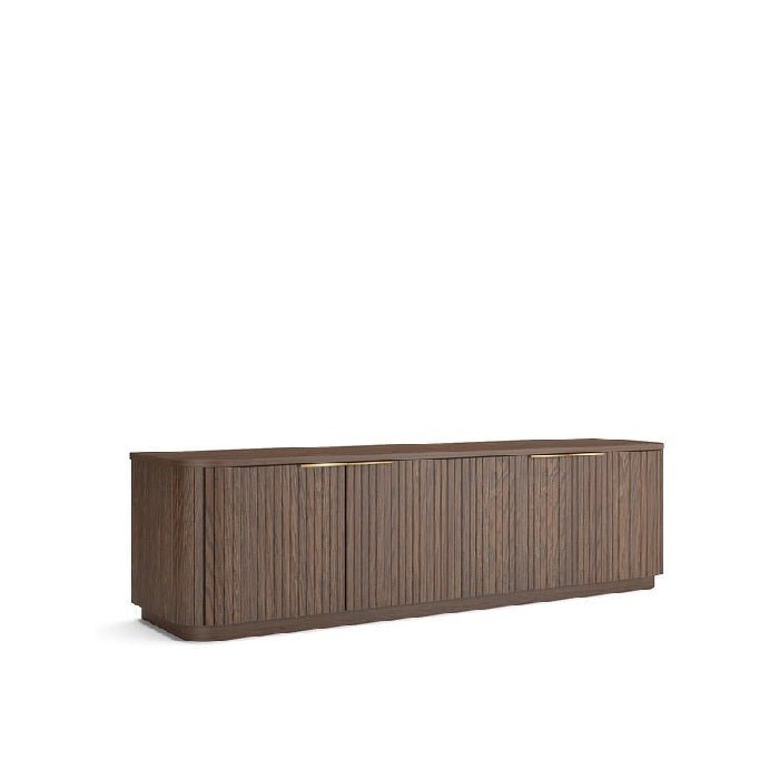 Lath TV Unit 1800w - Panelled Front - Paulas Home & Living