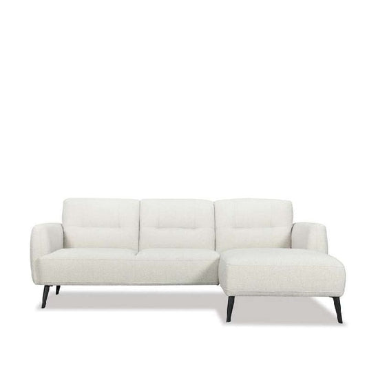 Lawson 3 Seater Chaise Lounge Suite RHF - Beige - Paulas Home & Living
