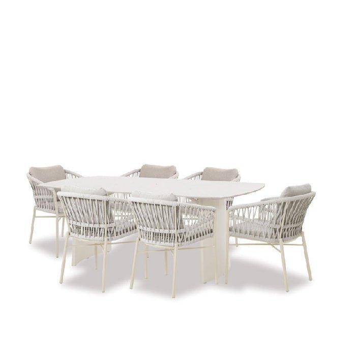 Lennox Outdoor Dining Suite (9pc) - Paulas Home & Living