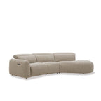 Leroy 3 Seater Triple Electric Chaise RHF - Contemporary Design - Paulas Home & Living