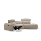 Leroy 3 Seater Triple Electric Chaise RHF - Contemporary Design - Paulas Home & Living